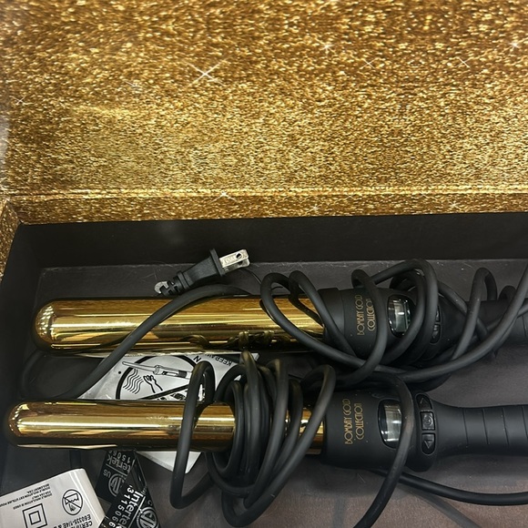 2Bombay Hair Company Large Gold Curling wands - Picture 2 of 3